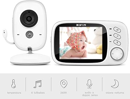 baby monitor per bambini con visione notturna