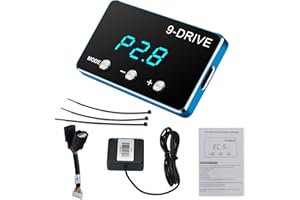 LIIIYUAN Throttle Response Controller,9 Drive 9-Mode Universal Smart Electronic Racing Accelerator For Dodge Maserati Jeep Chrysler (F1-807-blue)