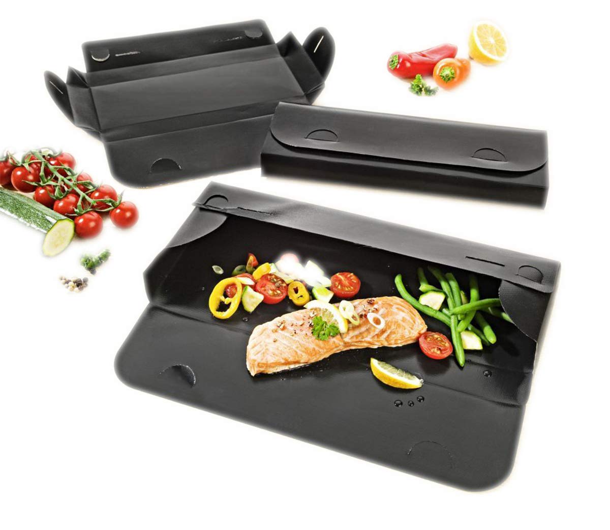 Funnythings Steam & Bake Pocket - Juego de 2 Bolsas para cocinar ...