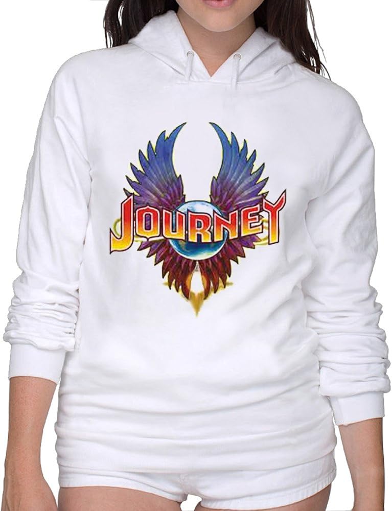 Journey Band Logo Hoodies Lightweight Homelike Woman Sweatshirts 80's