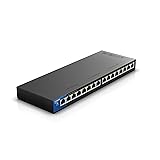 Linksys LGS116P 16 Port Gigabit Unmanaged Network