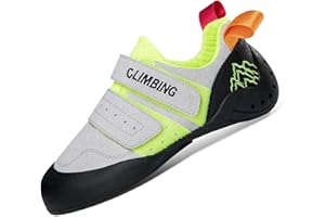 ZHENSI Rock Climbing Shoes Men Women Kids Beginners Professional Bouldering Shoes Lightweight Non-Slip