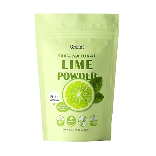 Grelim Lime Powder Oz, Freeze Dried Lime Juice Powder, Filler Free,  Gluten-Free, Fresh Squeezed Limeade Great for Beverages, Smoothies 320g in 