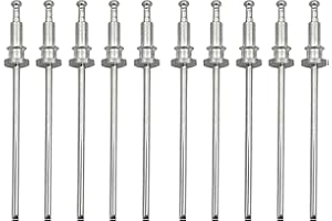 BuliBoao Window Trim Clip Molding Spot Weld Pin Stud Rivet In Studs Fits for Buick Chevy GMC for Cadillac for Pontiac