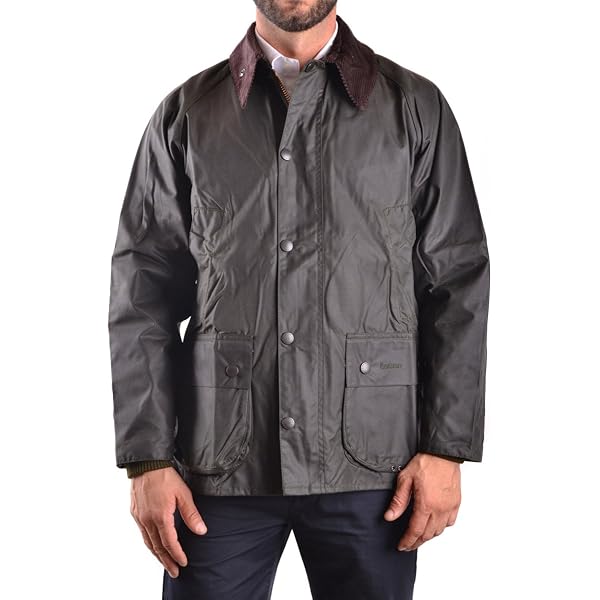 Barbour Beaufort Wax Jacket - Men's Black, 34 at Amazon
