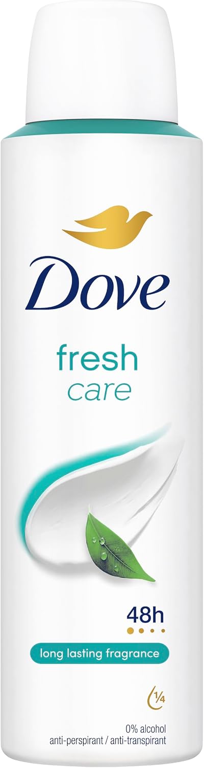 Dove Fresh Care Anti-Perspirant Aerosol 6x150 ml Women 48h Sweat Protection