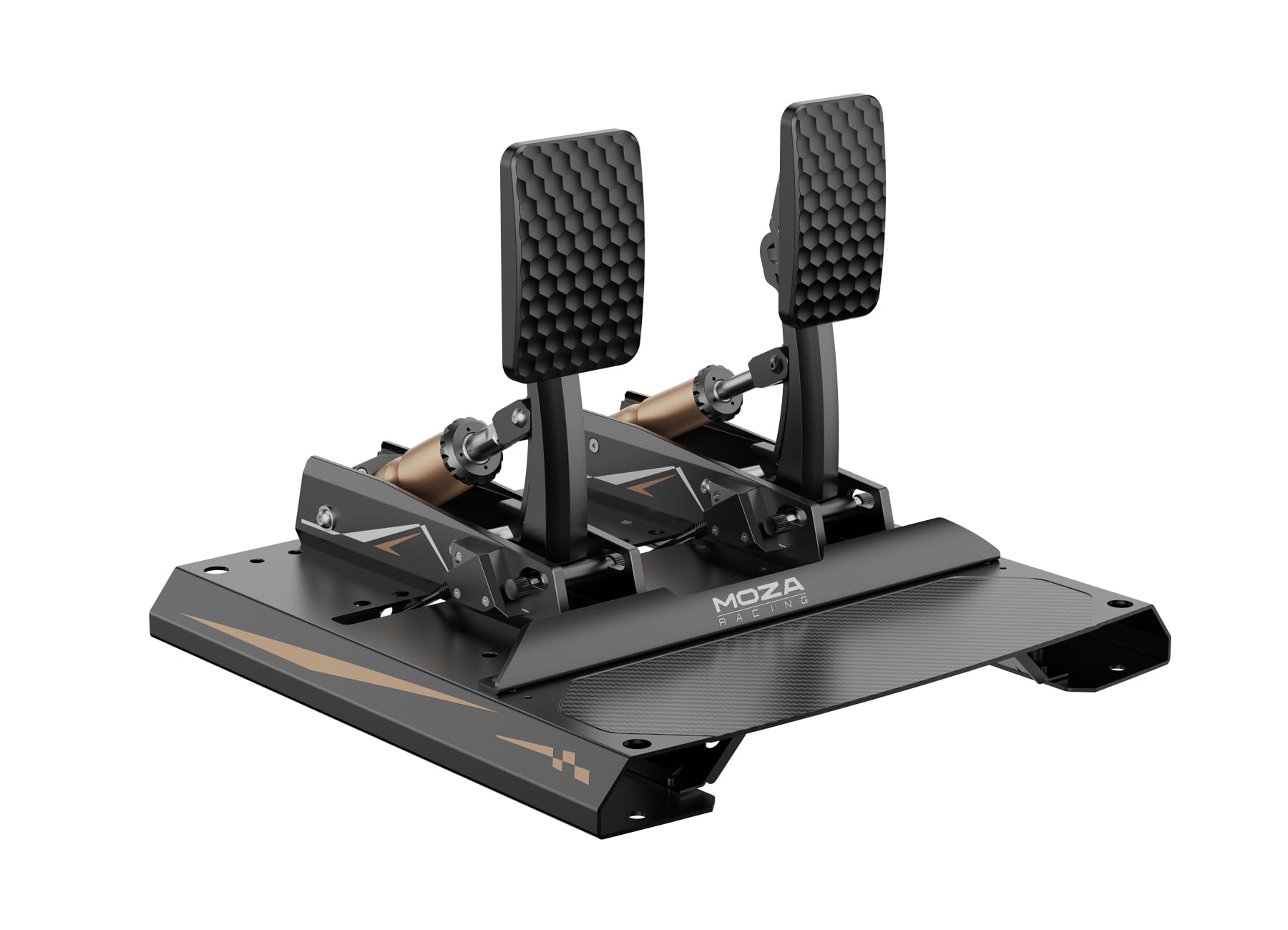 Photo 1 of **Pic for reference** MOZA CRP2 Load Cell Pedals Pressure Sensor Pedal for Sim Racing Driving Video Games