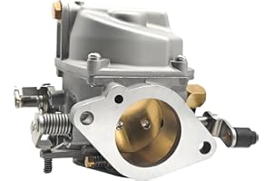 JLM MARINE 3P0032000 Carburetor for Tohatsu Nissan 2 Stroke M NS 25HP 30HP Outboard Engines 346-03200-0 3P0032000M