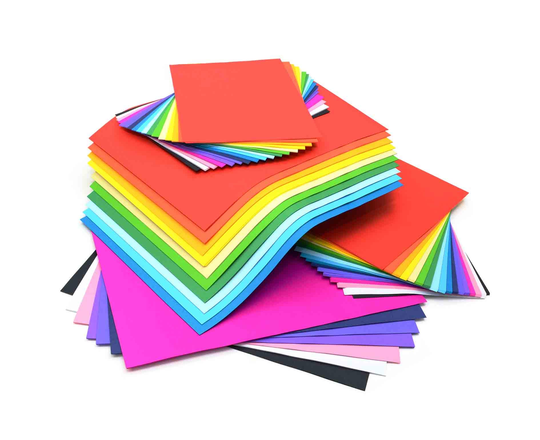 scola Vivid Lightweight Card Stack, 750 Sheets, 125 gsm, A4 and A5, 17 Assorted Colours, Children Art Activities and Scrapbooking, Ideal for Hobbyists and Professional Crafters, Adults and Kids