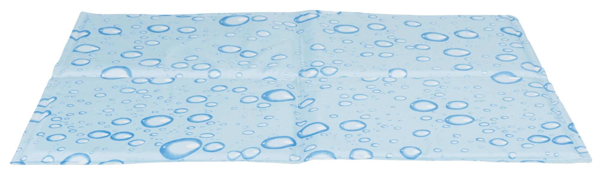 TRIXIE cooling mat for dogs and cats, 28778, 65 x 50 cm, light blue, cools for several hours, through body contact