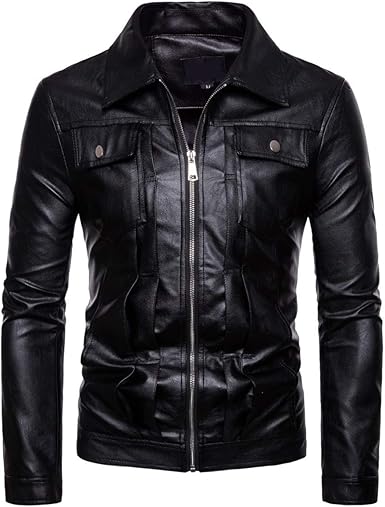 thin leather jacket mens