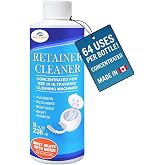 NORTHWEST ENTERPRISES Ultrasonic Retainer Cleaner, Removes Odor, 8 oz | Made for Invisalign, nightguards and mouthguards, clears the cloudiness, odor and staining that brushing leaves behind