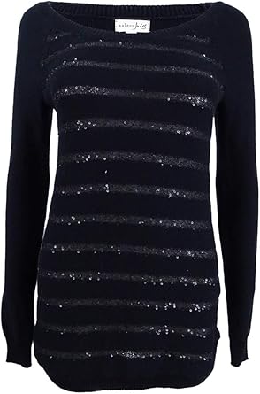 sequin knit sweater