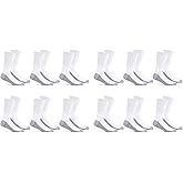 Fruit of the Loom Men's Dual Defense Crew Socks (12-Pack)