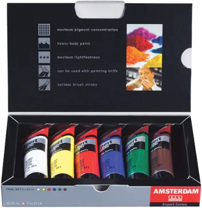 Amsterdam Expert Series Acrylic Paint 6 Color Set Each one