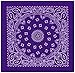 Large Bandanas 27 x 27 | Versatile Biker Rags | Classic Paisley Bandana Pattern,6 Pack,B.Copper/B.White/B.Red/Navy/Olive/Purple