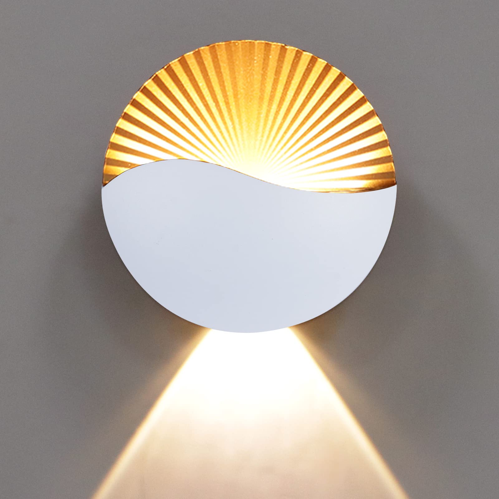 KAWELL 12W Creative Modern Wall Light LED Wall Lamp Up Down Aluminum Wall Wash Light LED Waterproof IP65 Indoor Outdoor for Bedroom Living Room Bathroom Corridor Stair Porch