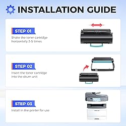 X463X11G Toner Cartridge Black 1-Pack High Yield
