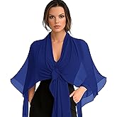 Eychei Chiffon Scarf,Soft Breathable Chiffon Shawls and Wraps,Silky Women's Hijab for Evening Dresses Wedding Bridal Scarves