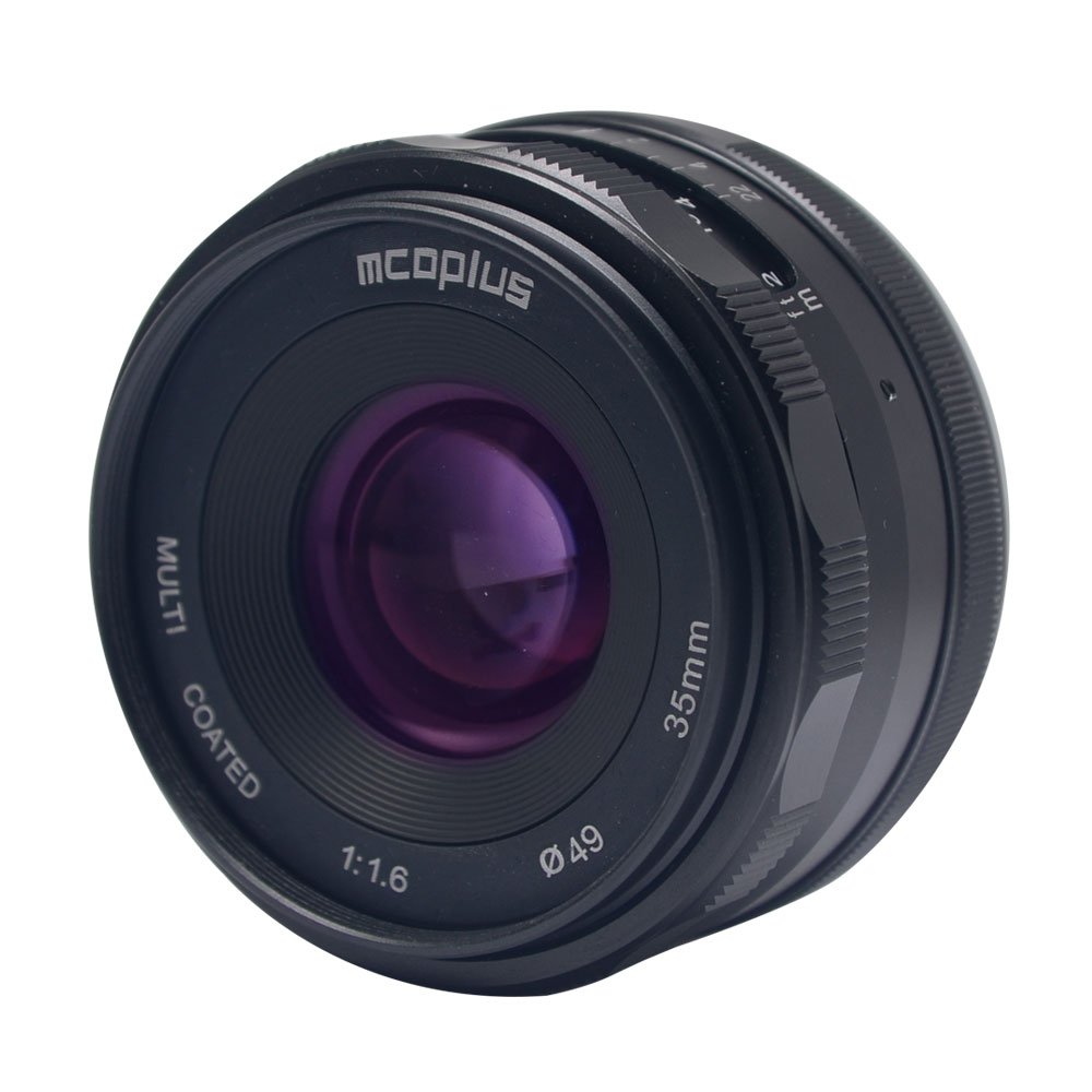 Mcoplus 35mm F/1.6 Manual Focus Lens APS-C Fit Fujifilm X Mount Camera X-T3  X-H1 X-Pro2 X-E3 X-T1 X-T2 X-T10 X-T20 X-A2 X-E2 X-E2s X-E1 X30 X70 X-M1  X-A1 ...
