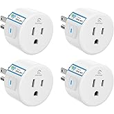 GHome Smart 5G 15A Smart Plugs, WiFi Smart Plugs Work with Alexa and ...