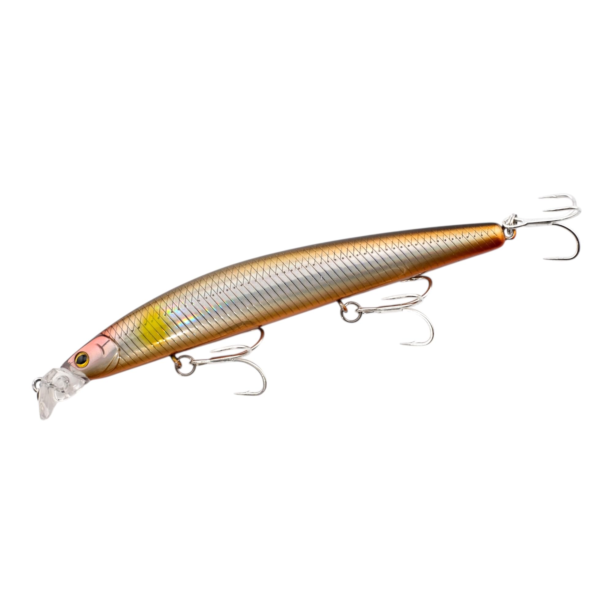 momolures - Shining Minnow Shallow R50+SSR 120mm 16g Bass fishing lures (OCHIAYU)