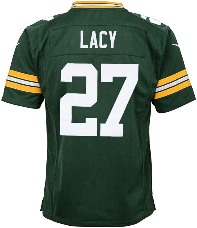 Green Bay Packers Nike Youth Game Jersey Green XL, 27 Eddie Lacy