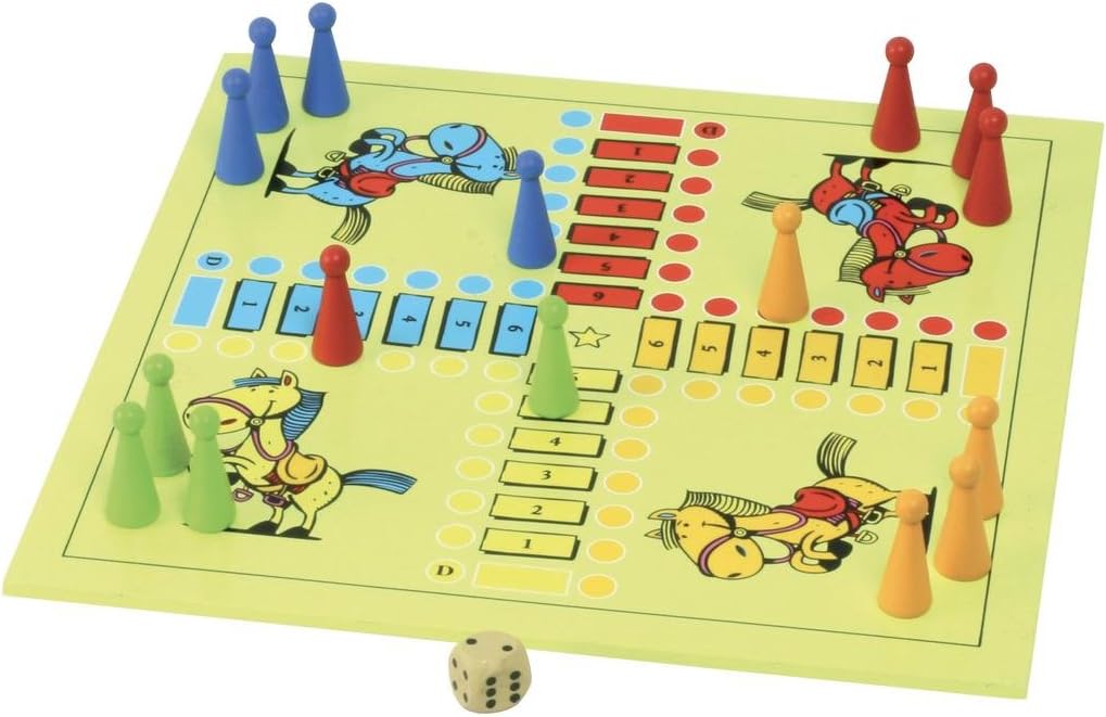 Jeujura JeujuraJ11861 Flashy Coloured Board Game In Wooden Box (100-Piece), Multi-color, Small - Image 4