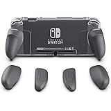 Skull & Co. GripCase Crystal: A Dockable Transparent Protective Cover Case with Replaceable Grips [to fit All Hands Sizes] fo