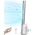 Gimify 40'' Bladeless Tower Fan for Home with Remote Control, Quiet 120° Oscillating Fan with 3 Modes 12 Wind Speeds,12H Timer, Standing Fan with HEPA Filter 99.97% Smoke Dust for Bedroom Office