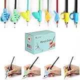 M JJYPET Pencil Grips, 8 Packs(4 Types) Pencil Grips for Kids Handwriting, Ergonomic Writing Posture Correction Tool for Chil