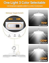 OPENLUX 2 Pack High Bay LED Lights UL DLC Listed