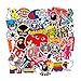 100 Pcs Fashion Brand Stickers for Laptop Stickers Motorcycle Bicycle Skateboard Luggage Decal Graffiti Patches Stickers for [No-Duplicate Sticker Pack]