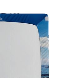 Lunarable Landscape 2 Pack Fitted Sheet, Aerial