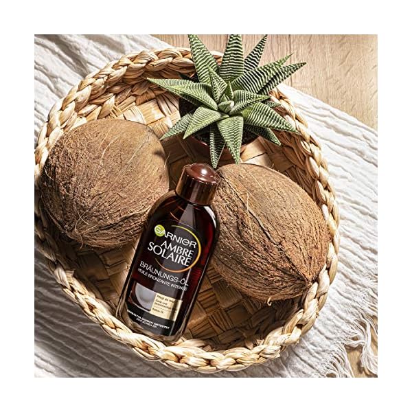 Garnier-Tanning-Oil-for-Face-and-Body-Nourishing-Sun-Oil-for-Gently-Tanned-Skin-Ambre-Solaire-with-Coconut-Fragrance-1-x-200-ml Garnier Tanning Oil for Face and Body, Nourishing Sun Oil for Gently Tanned Skin, Ambre Solaire with Coconut Fragrance…