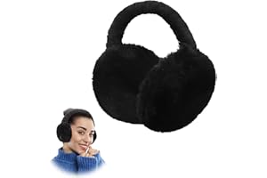 XINRUI Winter Ear Muffs for Women Thermal Ear Warmer Adjustable Warm Earmuffs Cute Fluffy Plush Ear Covers for Women Girls