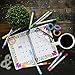 Undated Coloring Planner Calendar - 6 by 9 Inch 100 Pages by Scraft Artise