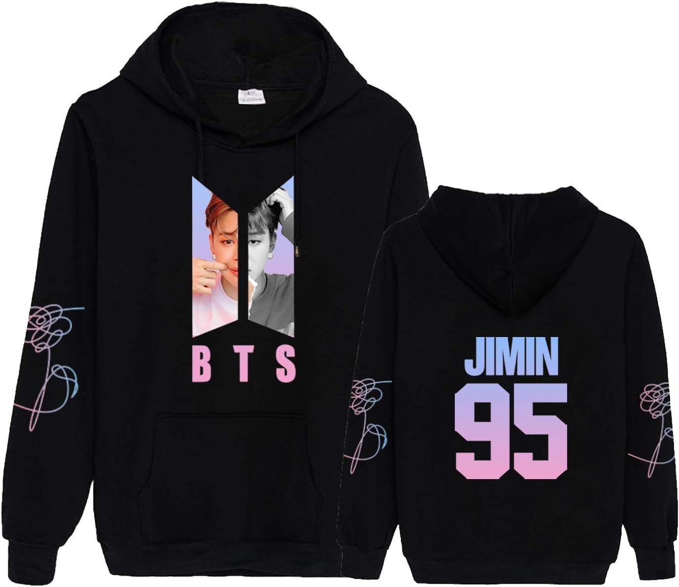 ACEFAST INC Kpop BTS Love Yourself Hoodie Suga V Jimin Jungkook J Hope Jin World Tour Sweater Pullover Sweatshirt