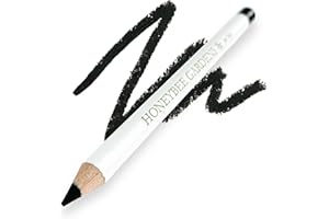 Honeybee Gardens Effortless Eye Liner Pencil in Jet Set Black, Rich Pigmentation, Smooth, Long-Wearing, Vegan, Gluten-Free