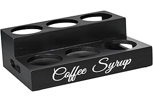 Generic Coffee Syrup Rack Syrup Bottle Display Rack Multipurpose Anti Slip Seasoning Organizer Storage Stand for Cafe Coffee 
