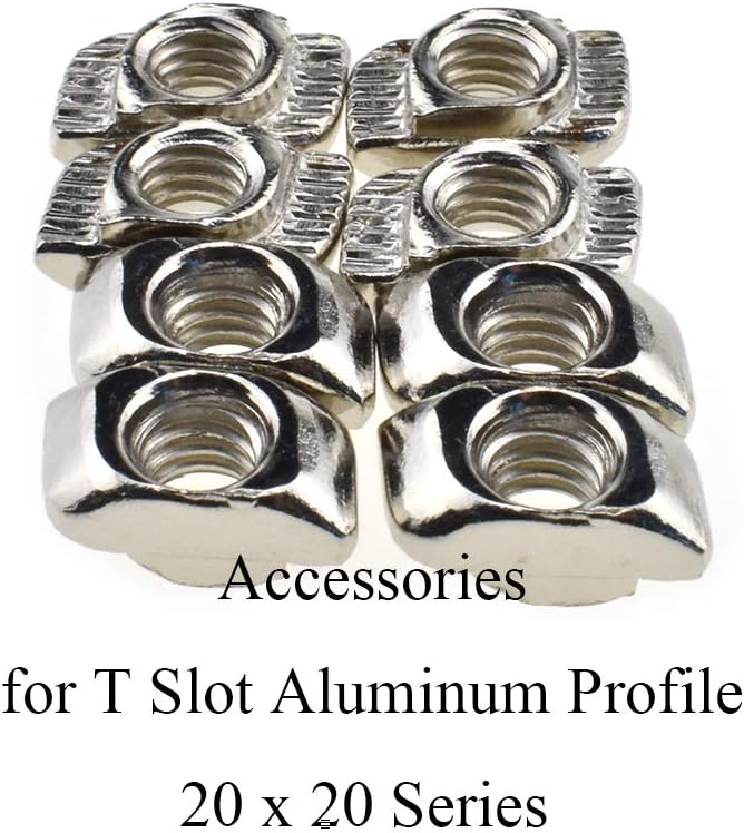 TNuts BINZZO Sliding T Slot Nuts 2020 Series M5 30 Pack Drop in T Nuts