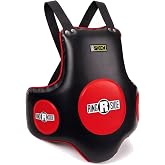 Ringside Gel Shock Boxing Body Protector - Coach Shield | Synthetic leather belly pad with Gel Shock padding. Full torso coverage for MMA, Muay Thai, and striking coach target drills.