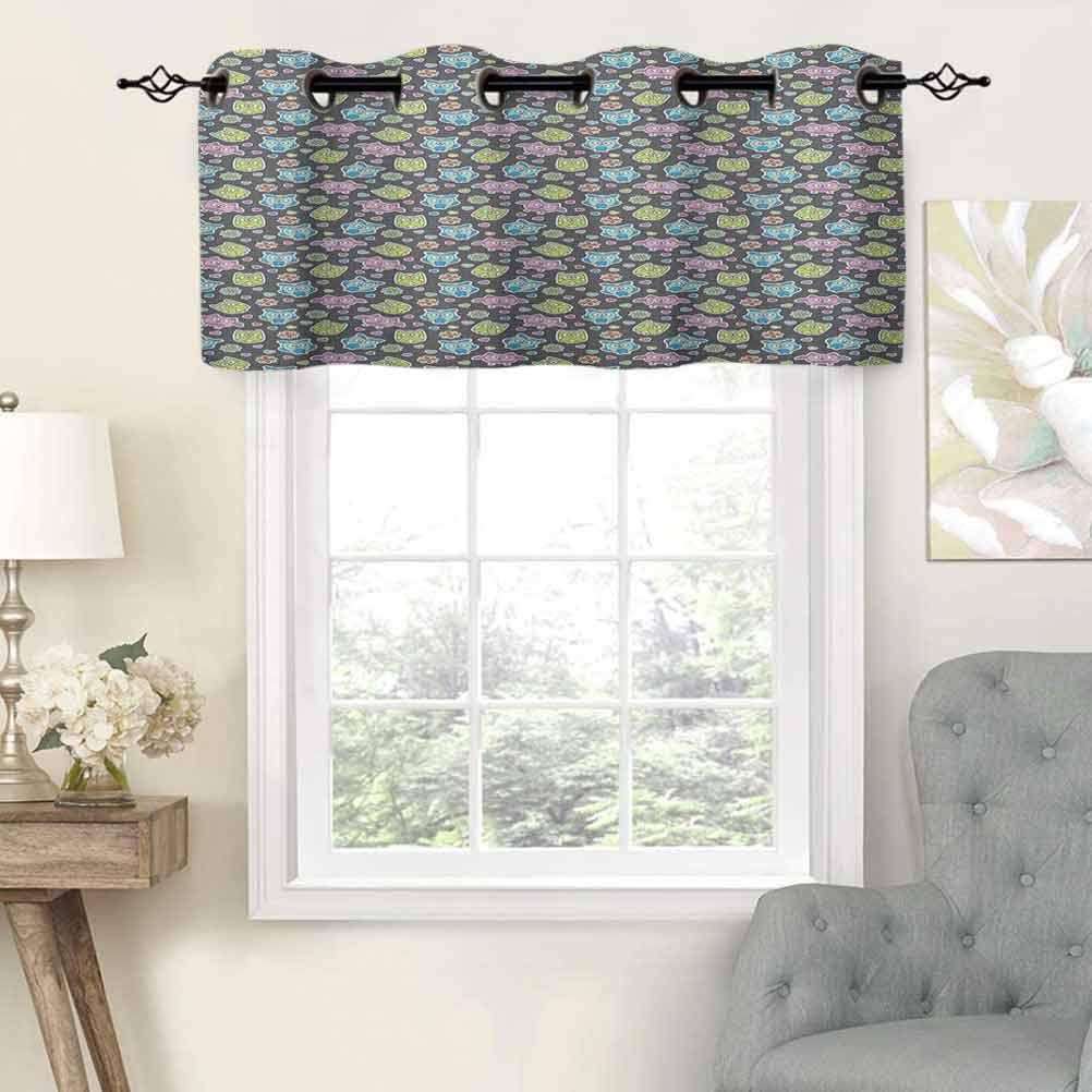 Hiiiman Verdunkelungsvorhang, Volants, Anti-UV, niedliche Cartoon-Tiere