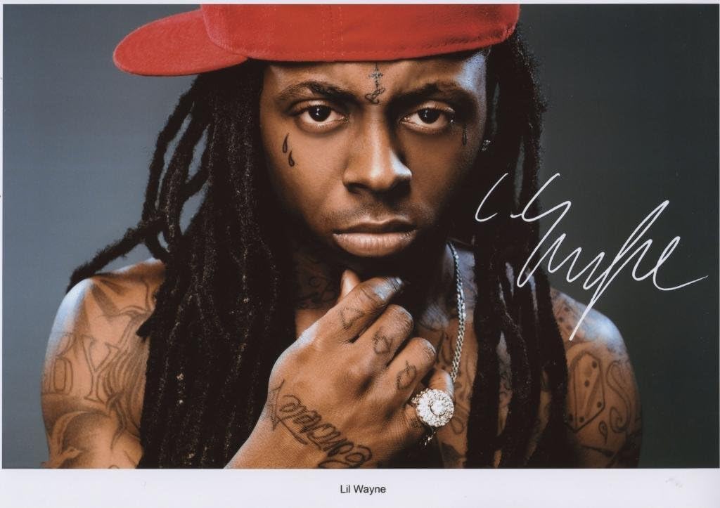 Lil Wayne Signed Autographed A4 Photo Print Poster