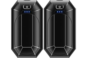 Hand Warmers Rechargeable, Dnaleao 2 Pack 4000mAh Electric Portable Pocket Heater, Heat Therapy Great for Outdoors, Hunting, Golf, Camping, Warm Gifts