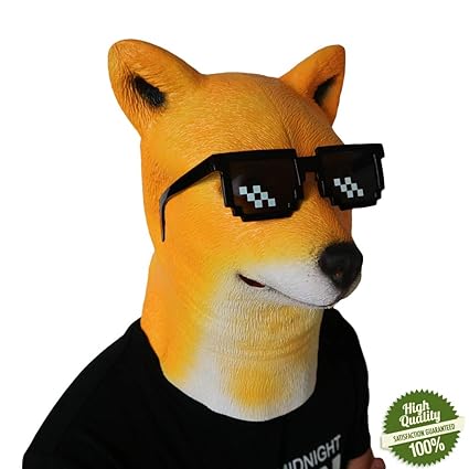 Morbuy Interessant Halloween Maske, Neuheit Erwachsene Latex Tier Masken Perfekt für Fasching Karneval Kostüm Weihnachten Hal