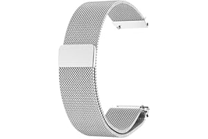Mesh Watch Band Strap Metal Woven Stainless Steel Quick Release Smartwatch Replacement Deployment Clasp Watch Bracelet Replac