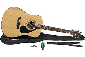 Yamaha GigMaker Standard Acoustic Guitar w/ Gig Bag, Tuner, Strap and Picks - Natural
