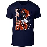 DTGVirgil Chicago Caleb Williams Spray Paint Style Throwback Style T-Shirt Men's Adult