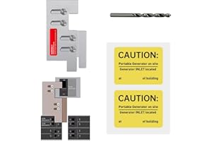 QYZZRS Generator Interlock Kit Compatible with Eaton Cutler Hammer Vertical Throw 150 or 200 Amp Main Panels,2 1/4 Inch Spacing Between Main and Branch Breaker,Professional and Interlock Kit